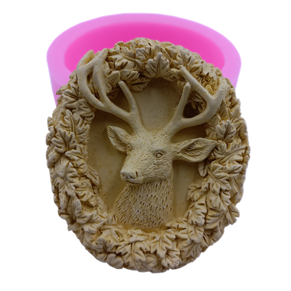 Soap Making Items - Deer Design Soap Silicone Mold for