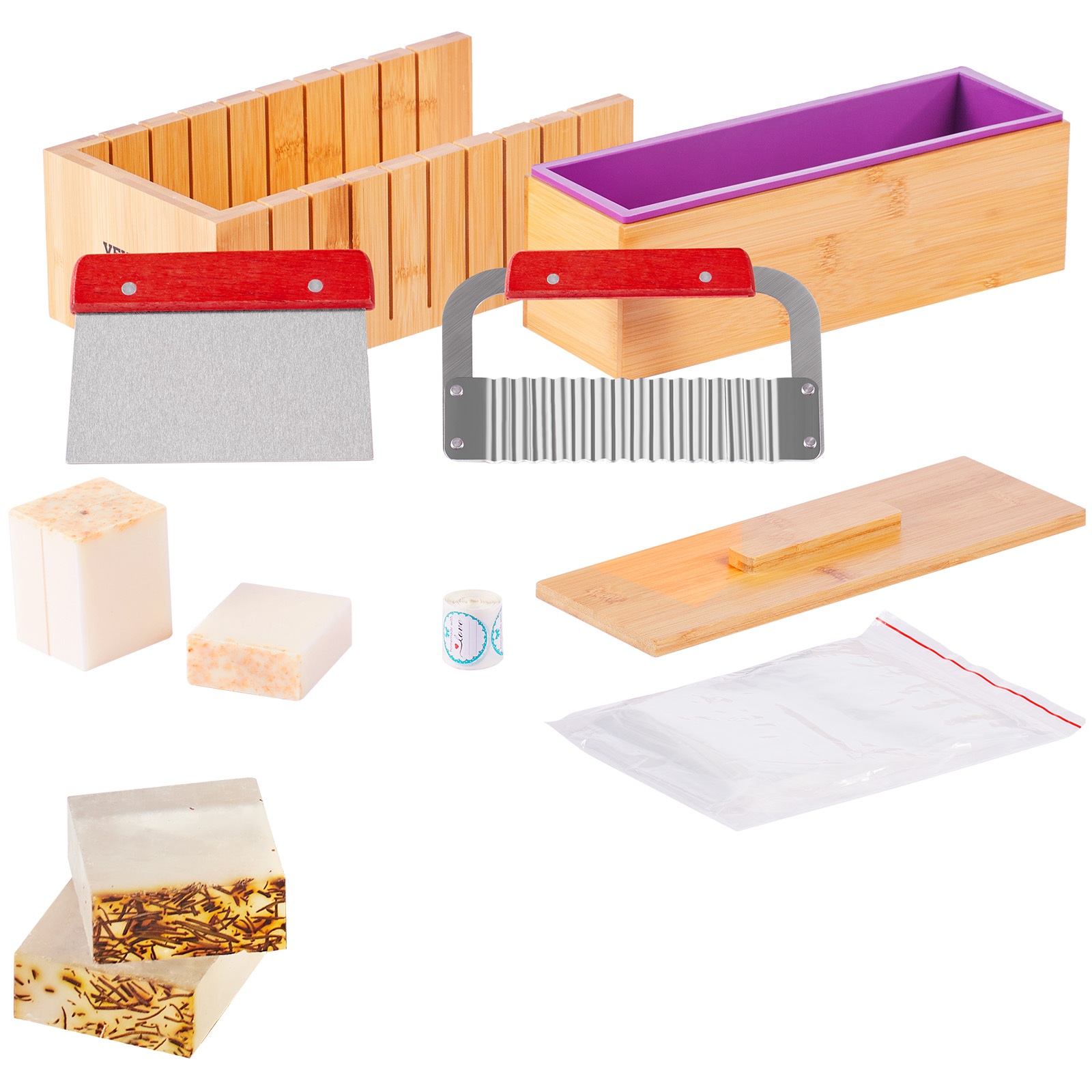 Soap Making Items - VEVOR Soap Making Kit Bamboo Cutting