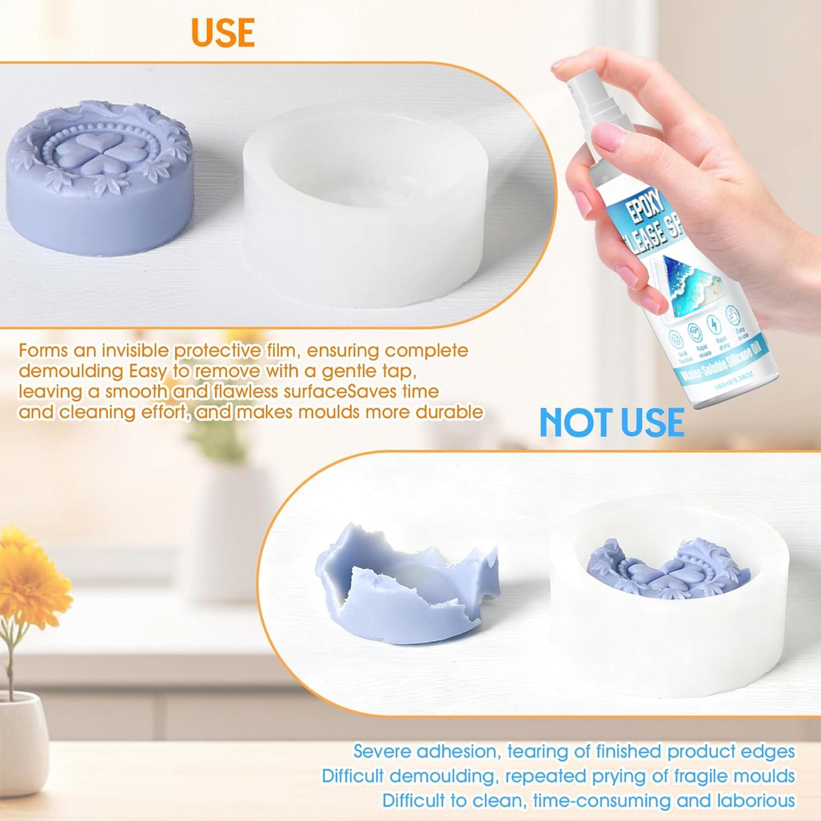 100ml Silicone Release Spray E - огляд і ціна Soap Making Items