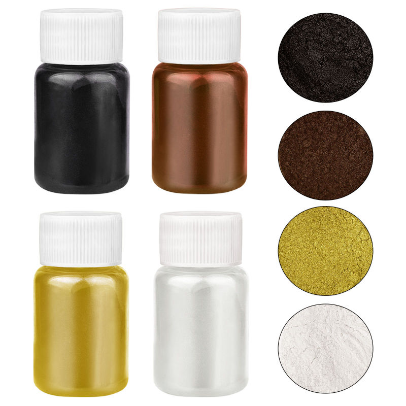 4 Colors/Set Pearlescent Powde - огляд і ціна Mica Powder Colorant