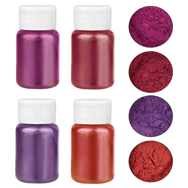 4 Colors/Set Pearlescent Powde - огляд і ціна Mica Powder Colorant