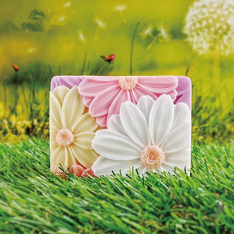 Newest!!!3d Elegant Sunflower  - огляд і ціна Soap Making Items