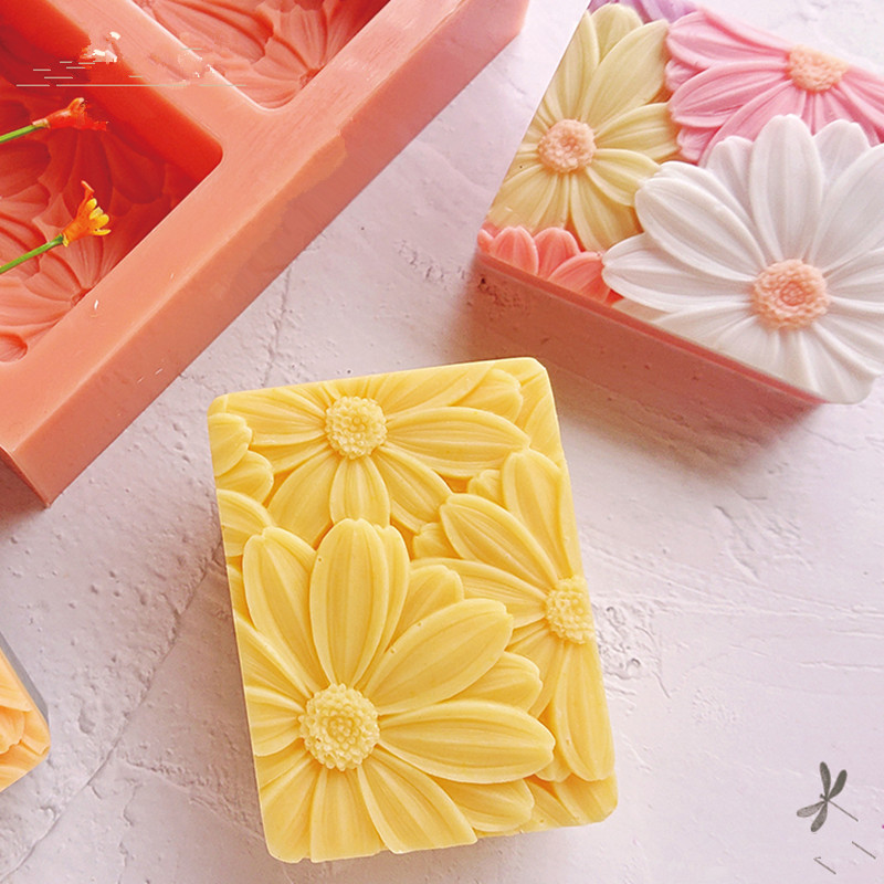 Newest!!!3d Elegant Sunflower  - огляд і ціна Soap Making Items