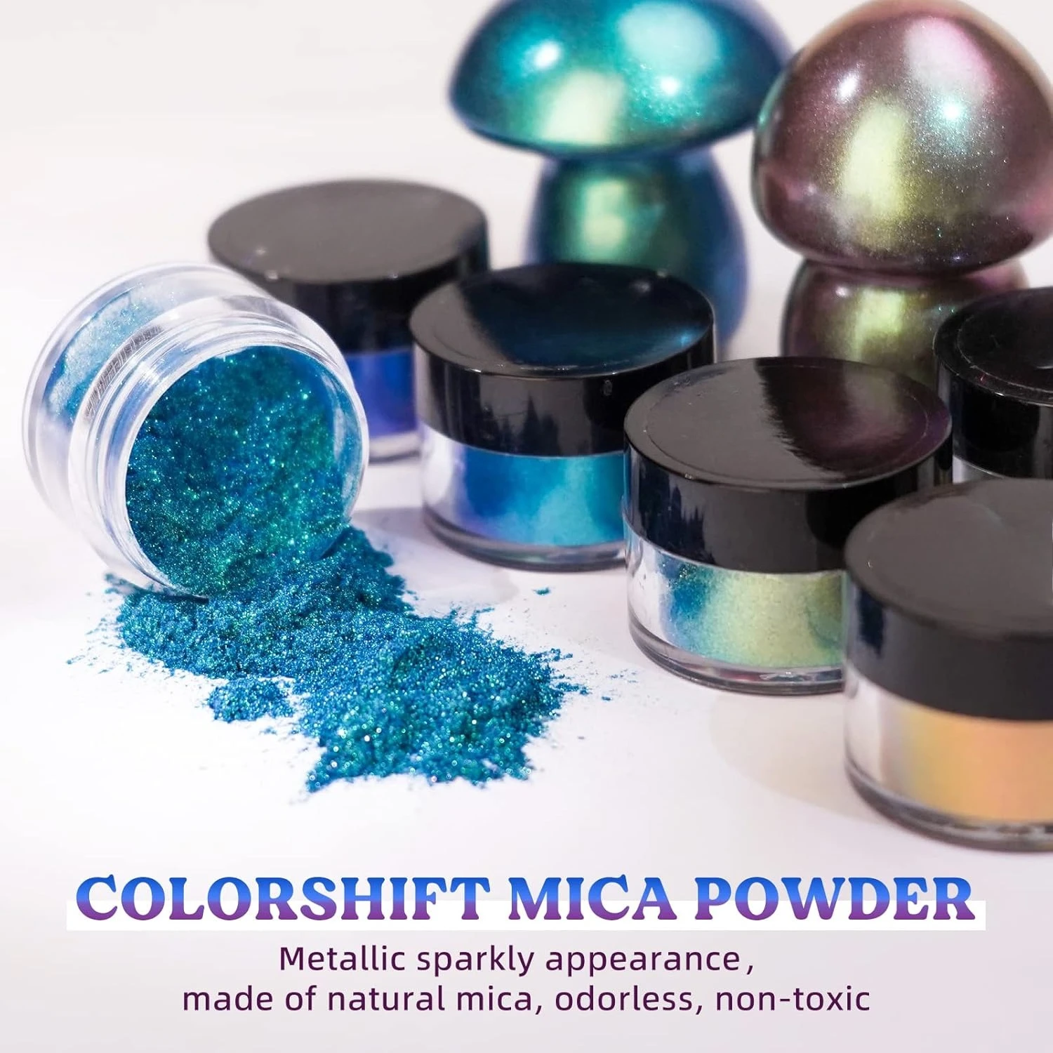 18-Color Chameleon Mica Powder - огляд і ціна Mica Powder Colorant