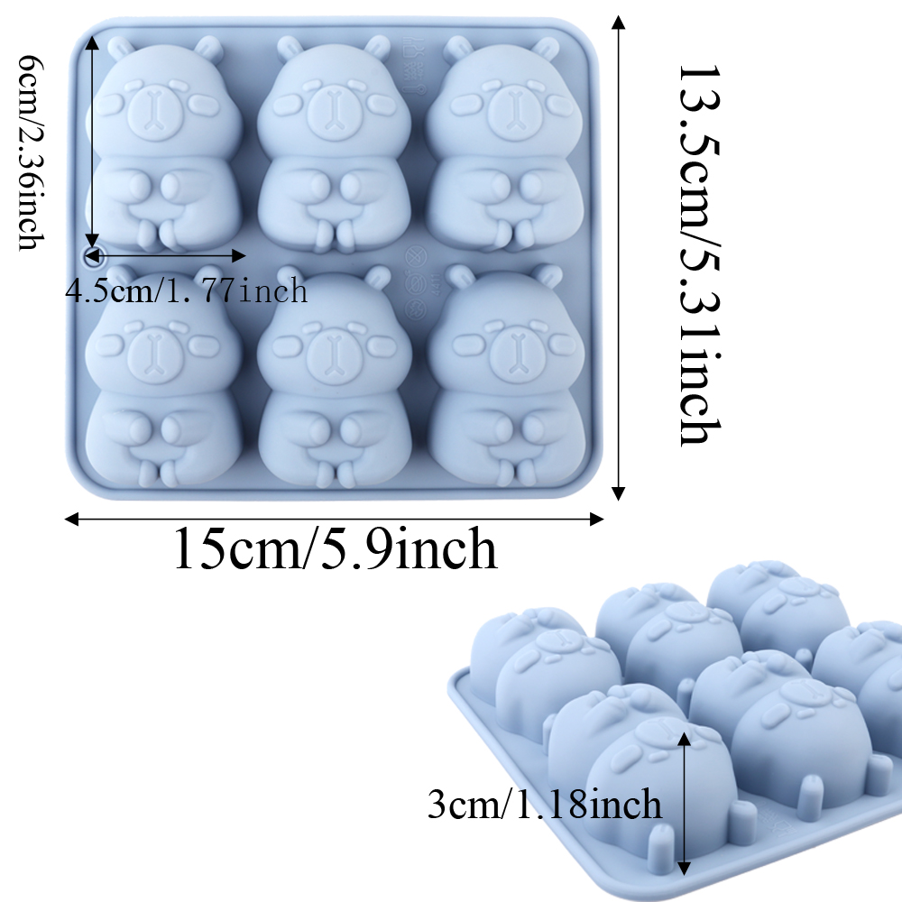 1 Silicone Cake Mold in the Sh - огляд і ціна Soap Making Items