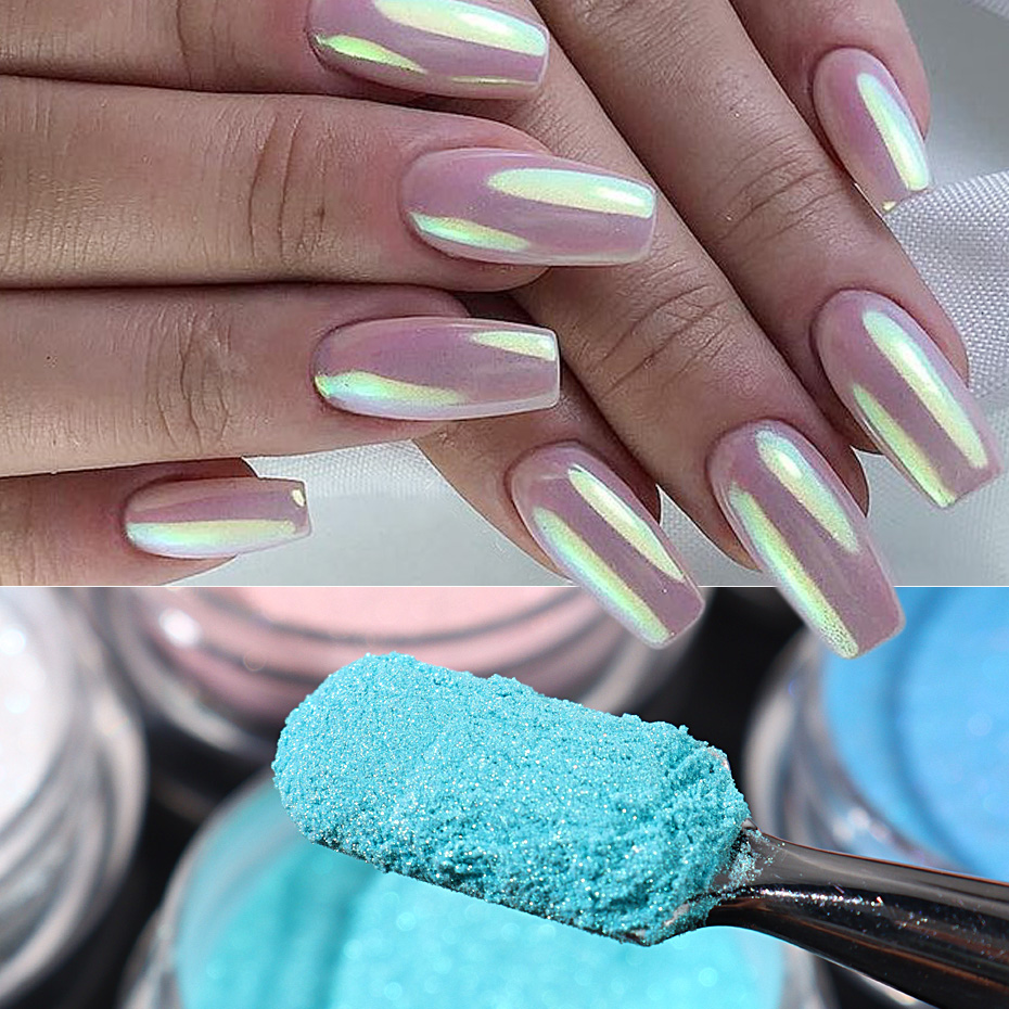 10pcs Set Nail Mermaid Dipping - огляд і ціна Mica Powder Colorant