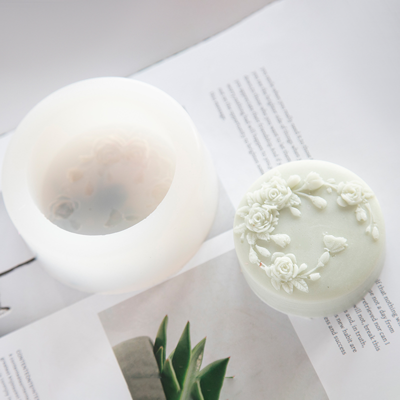 Round Shape Rose Flower Handma - огляд і ціна Soap Making Items