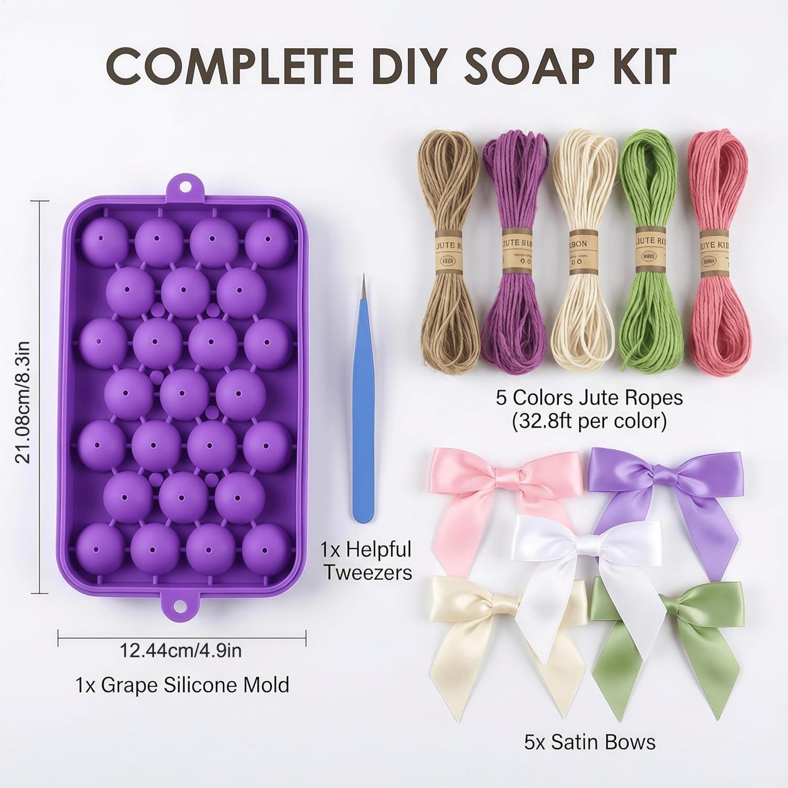 Grape Soap Mold Easy-Release F - огляд і ціна Soap Making Items