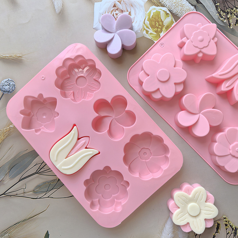 kinds Flower Silicone Molds Di - огляд і ціна Soap Making Items