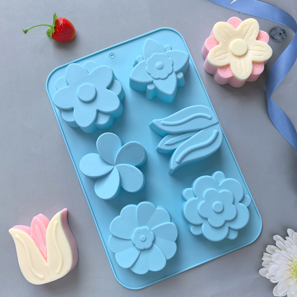 kinds Flower Silicone Molds Di - огляд і ціна Soap Making Items
