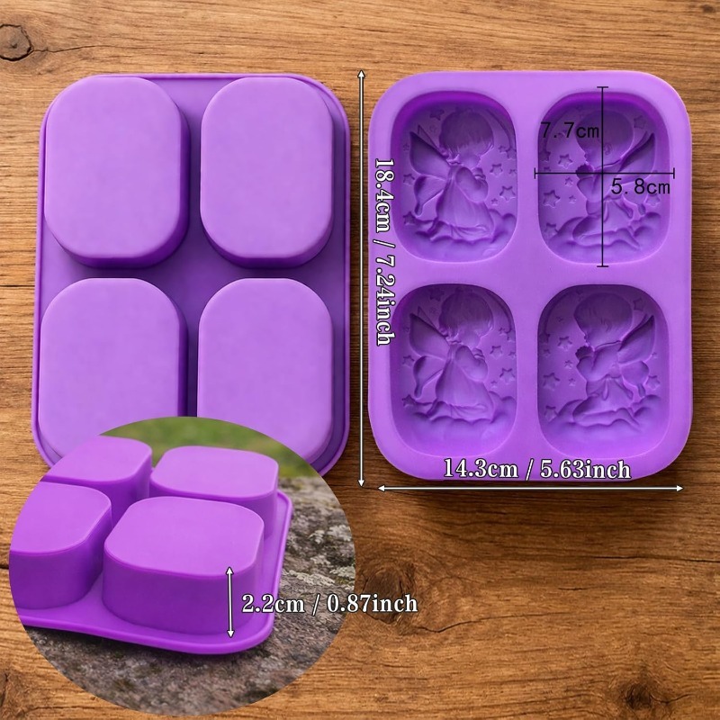 Angel Silicone Mold For Soap M - огляд і ціна Soap Making Items
