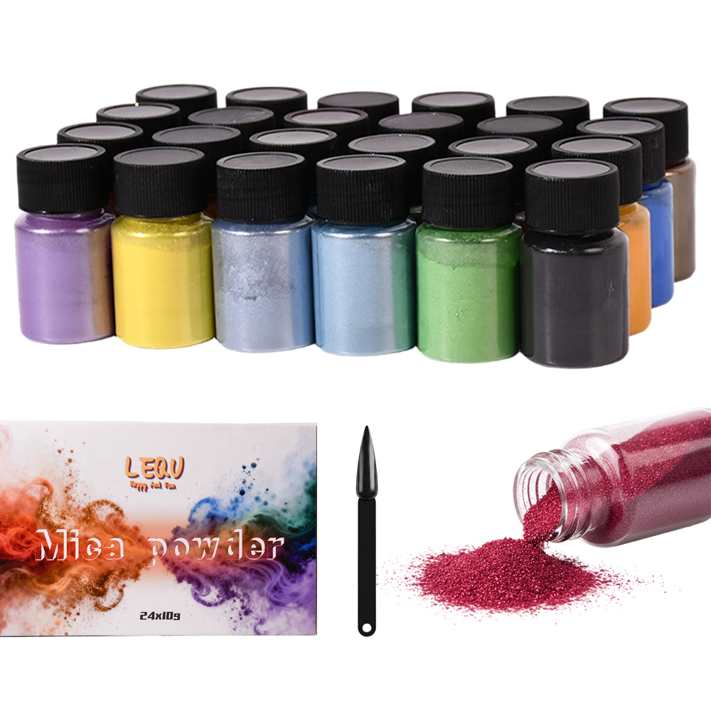 24-Color Chameleon Mica Powder - огляд і ціна Mica Powder Colorant